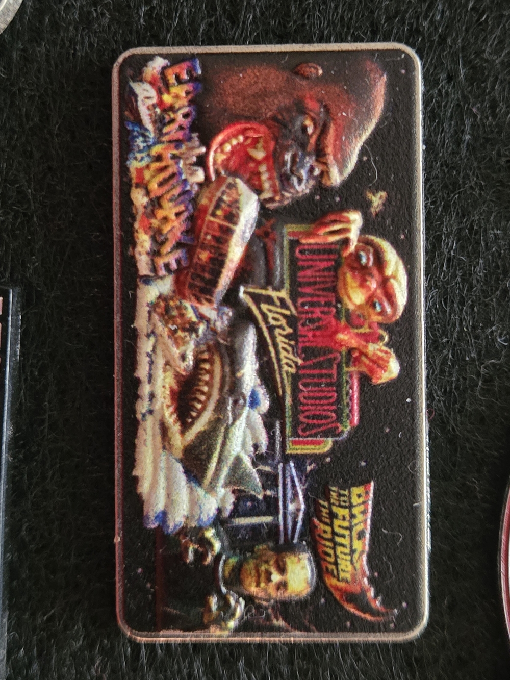 Florida Universal Studios Horror Collectible Enamel Pin - Black Multi